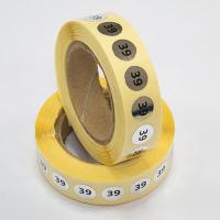 Наклейка размер 39 круглая D 10 мм бумага серебро (1 000 шт)