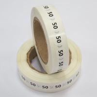 Наклейка размер 50 круглая D 10 мм белая пленка (1 000 шт)