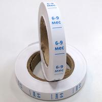 Размерник 6-9 мес нейлон белый (1 рулон 1 000 шт) Голубой