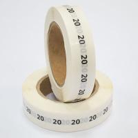 Наклейка размер 20 круглая D 10 мм прозрачная пленка (1 000 шт)