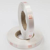 Размерник 0-3 мес розовый сатин белый (рулон 1 000 шт)