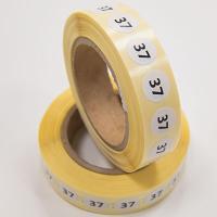 Наклейка размер 37 круглая D 10 мм бумага (1 000 шт)