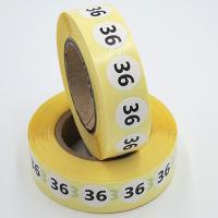 Наклейка размер 36 круглая D15 мм бумага (1000 шт  в рулоне)