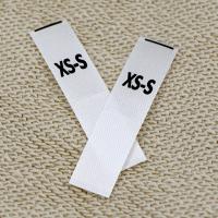 Размерник двойной XS - S сатин белый (в нарезке 200 шт)