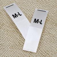 Размерник двойной M - L сатин белый (в нарезке 200 шт)