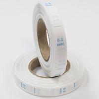 Размерник 0-3 мес голубой тафта белая (1 рулон 1 000 шт)