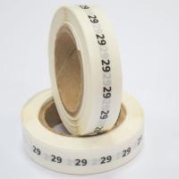 Наклейка размер 29 круглая D 10 мм прозрачная пленка (1 000 шт)