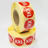 Наклейка XXL круглая красная D29 мм бумага (1000 шт в рулоне) Наклейка XXL круглая красная D29 мм бумага (1000 шт в рулоне)