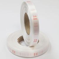 Размерник 3-6 мес розовый сатин белый (рулон 1 000 шт)