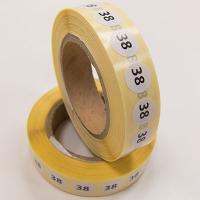 Наклейка размер 38 круглая D 10 мм бумага (1 000 шт)