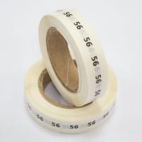 Наклейка размер 56 круглая D 10 мм прозрачная пленка (1 000 шт)