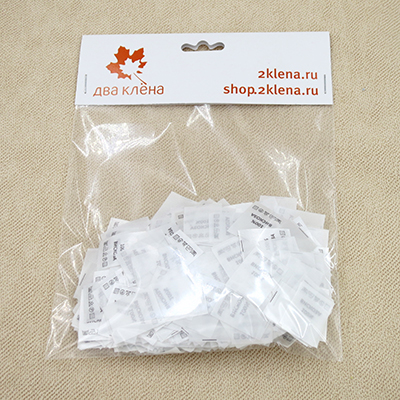 Составник Вискоза 100% (САТИН белый в нарезке  1 000 шт)