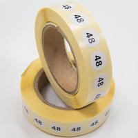 Наклейка размер 48 круглая D 10 мм бумага (1 000 шт)