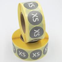 Наклейка XS круглая серая D29 мм бумага (1000 шт в рулоне) Наклейка XS круглая серая D29 мм бумага (1000 шт в рулоне)