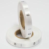 Размерник 42 сатин белый (1 рулон 1 000 шт)