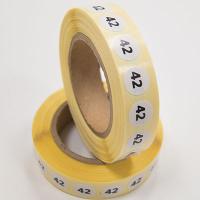 Наклейка размер 42 круглая D 10 мм бумага (1 000 шт)