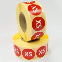 Наклейка XS круглая красная D29 мм бумага (1000 шт в рулоне) Наклейка XS круглая красная D29 мм бумага (1000 шт в рулоне)