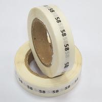 Наклейка размер 58 круглая D 10 мм прозрачная пленка (1 000 шт)