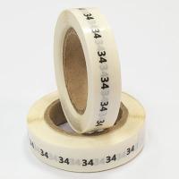 Наклейка размер 34 круглая D 10 мм прозрачная пленка (1 000 шт)