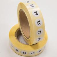 Наклейка размер 35 круглая D 10 мм бумага (1 000 шт)