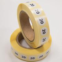 Наклейка размер 20 круглая D 10 мм бумага (1 000 шт)