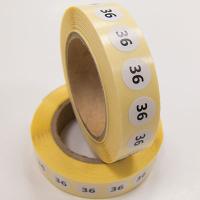 Наклейка размер 36 круглая D 10 мм бумага (1 000 шт)