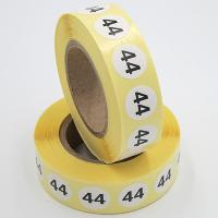 Наклейка размер 44 круглая D15 мм бумага (1000 шт в рулоне)