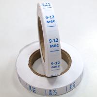 Размерник 9-12 мес нейлон белый (1 рулон 1 000 шт) Голубой