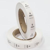 Размерник 6 лет нейлон белый (1 рулон 1 000 шт)