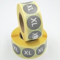 Наклейка XL круглая серая D29 мм бумага (1000 шт в рулоне) Наклейка XL круглая серая D29 мм бумага (1000 шт в рулоне)