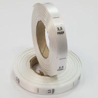 Размерник 2,5 года сатин белый (рулон 1 000 шт)