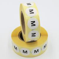 Наклейка M круглая D20 мм бумага (1000 шт в рулоне) Наклейка M круглая D20 мм бумага (1000 шт в рулоне)