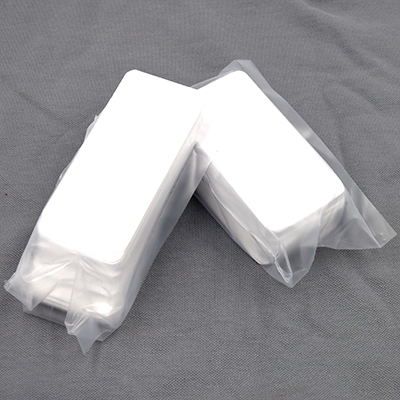 Бирка белая БЕЗ отверстия 50х100мм мелованная со скругленными углами (1 упак 100 шт)