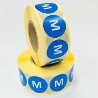 Наклейка M круглая синяя D29 мм бумага (1000 шт в рулоне) Наклейка M круглая синяя D29 мм бумага (1000 шт в рулоне)