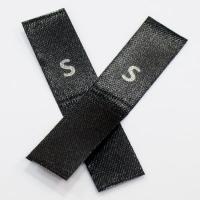 Размерник S сатин черный (в нарезке 200 шт)