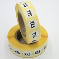 Наклейка XXS круглая D15 мм бумага (1 000 шт) Наклейка XXS круглая D15 мм бумага (1 000 шт)