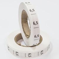 Размерник 6,5 нейлон белый (1 рулон 1 000 шт)