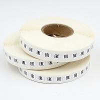 Наклейка EAC круглая d10 мм пленка белая (5 000 шт)