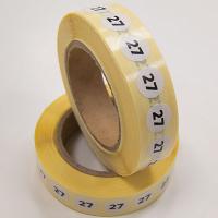 Наклейка размер 27 круглая D 10 мм бумага (1 000 шт)