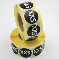 Наклейка XXS круглая черная D29 мм бумага (1000 шт в рулоне) Наклейка XXS круглая черная D29 мм бумага (1000 шт в рулоне)