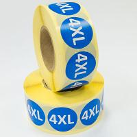 Наклейка 4XL круглая синяя D29 мм бумага (1000 шт в рулоне) Наклейка 4XL круглая синяя D29 мм бумага (1000 шт в рулоне)