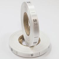 Размерник 58 сатин белый (1 рулон 1 000 шт)