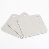 Бирка серебряная ромб 50 х 50 мм диагональ 70мм со скругленными углами (1 упак 100 шт)