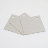 Бирка серебряная ромб 40 х 40 мм диагональ 57мм (1 упак 100 шт)