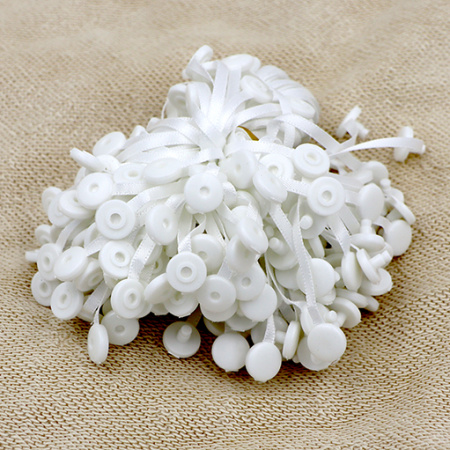 Биркодержатель ленточный белый (1 упаковка - 1 000шт) DL03