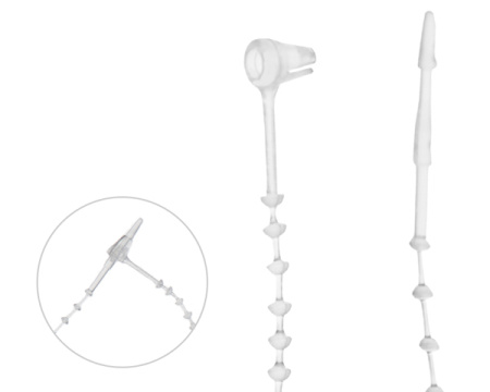 Биркодержатель ATL012-9 прозрачный рельефный (1 упаковка - 5000шт)